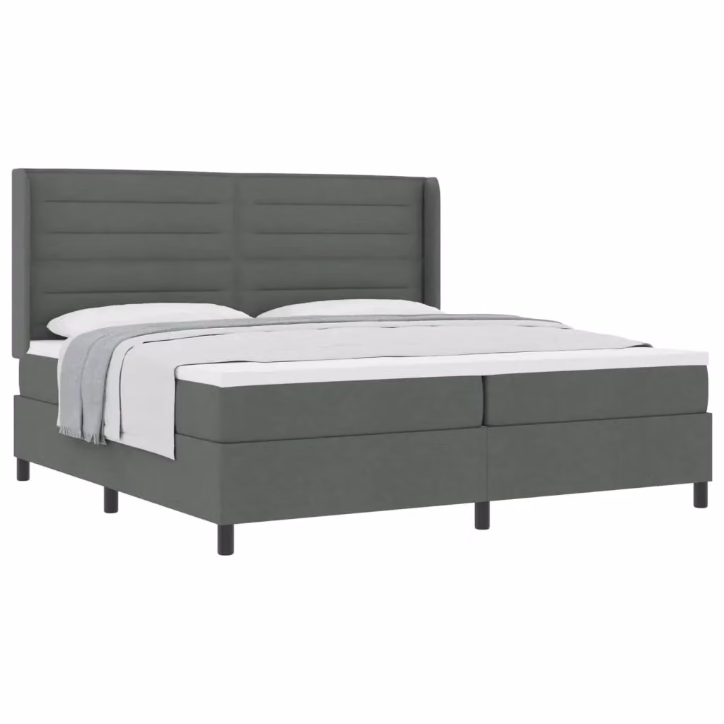 Letto ibrido con molle e schiuma vidaXL Grigio L/P/H: 200 x 200 x 28 cm – 2