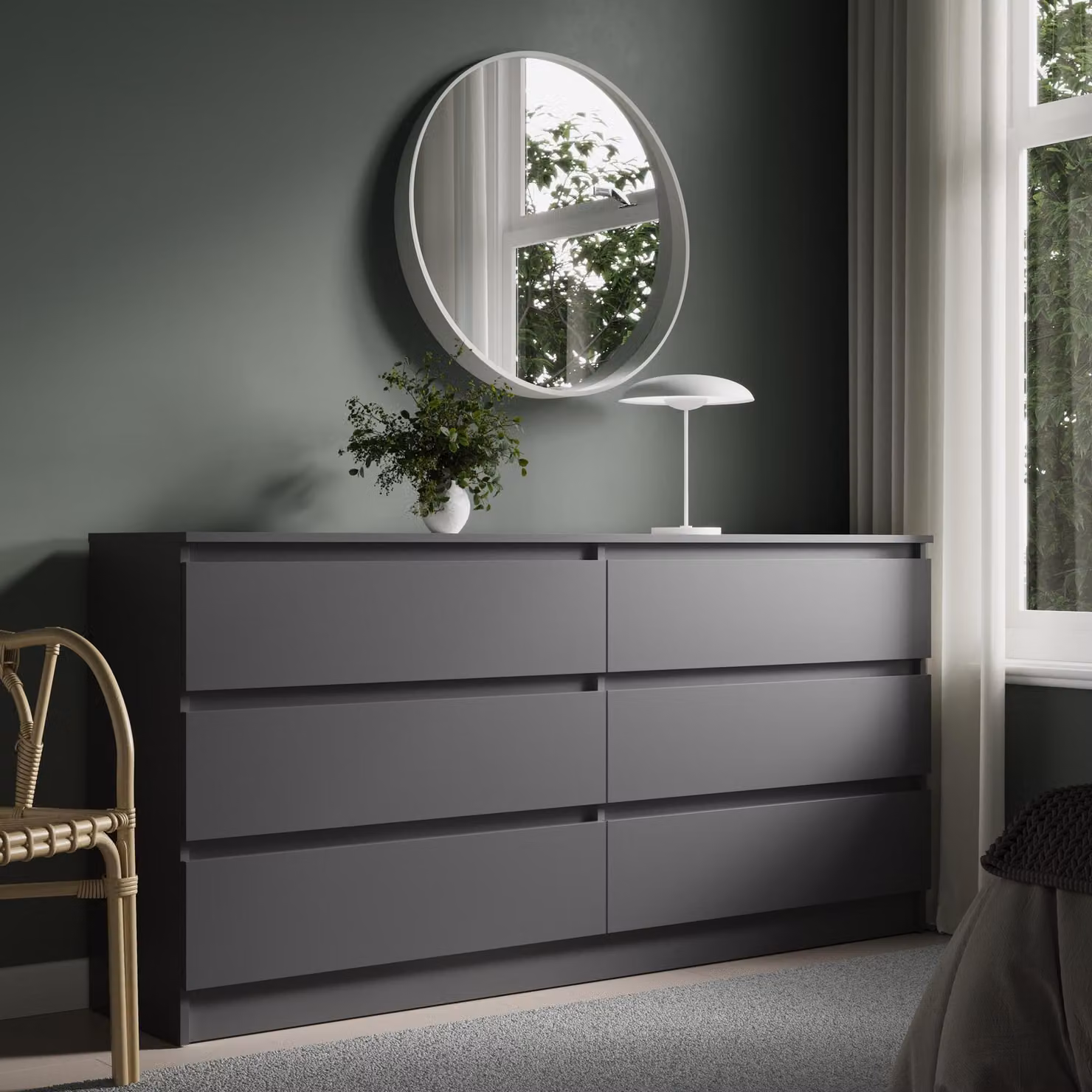 Cassettiera con 6 cassetti 100x78 cm cassettiera in legno bianco cassettiera credenza credenza alta credenza organizer larghezza 100 cm altezza 78 cm