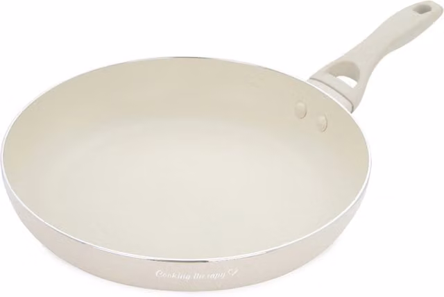 Padella antiaderente Kasanova Cooking Therapy in alluminio colore sabbia, Diametro: 28 cm
