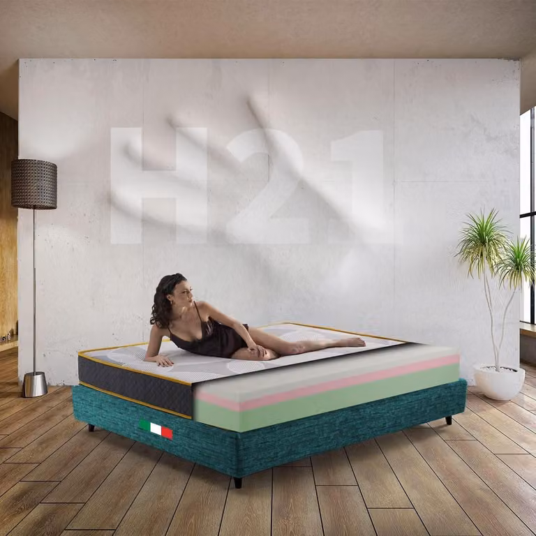 Materasso in schiuma di dimensioni 160 x 190 cm con supporto ortopedico