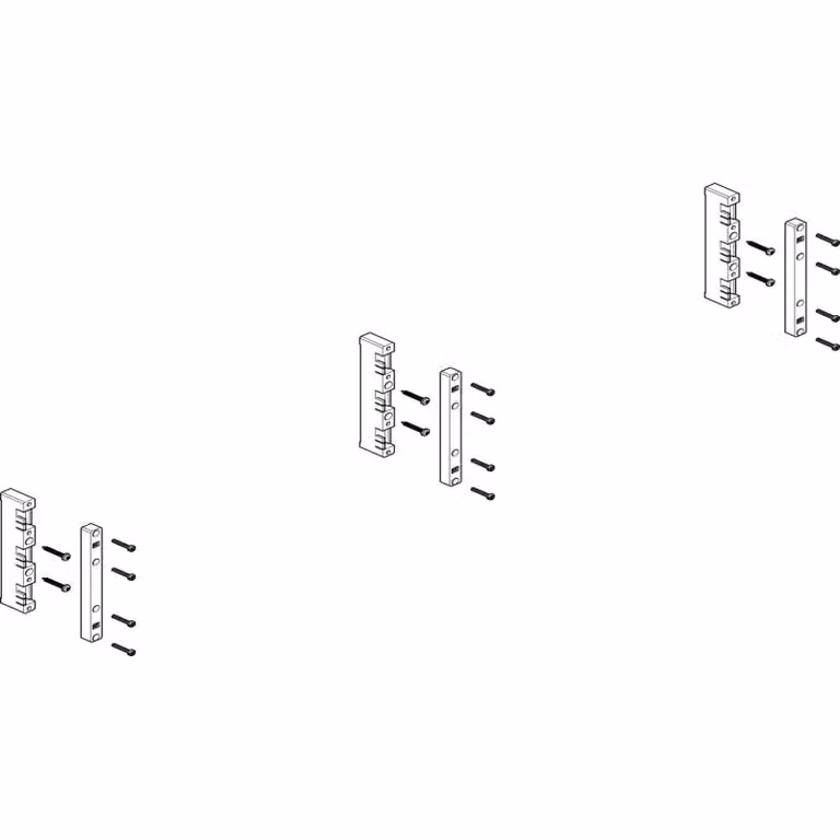 Modulo sbarra collettrice ABN piatto 3-4FB/2RE 60 mm per CU 12x5 - 30x10 mm, a 3 poli, EBM 32 mm MFS42603