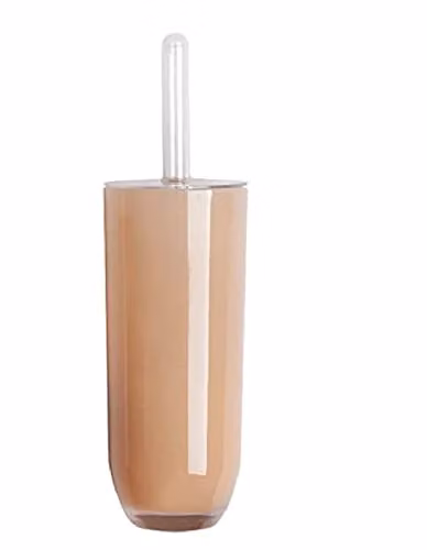 Excelsa Linea Bagno Portascopino WC, Plastica, Crema