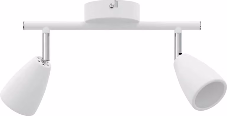 Faretto da soffitto Bianco 25.5 x 8 x 16 cm Metallo