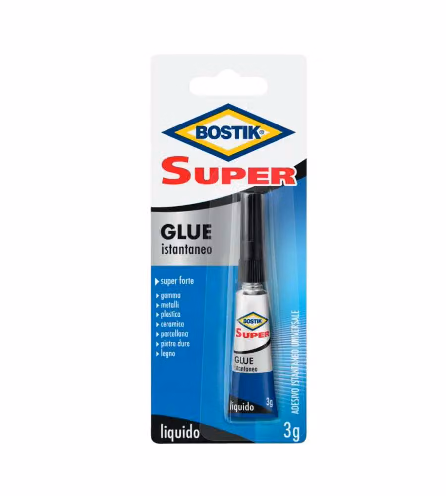 Bostik Super Glue Colla Liquida Istantanea Universale Multiuso 3g