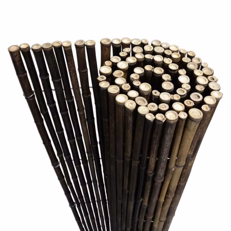 Rotolo di bambù nero (recinto di bambù) 180 x 150 cm