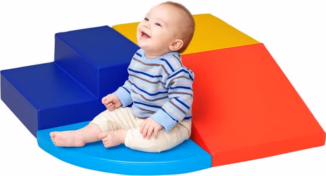 Set di costruzioni morbide in schiuma HOMCOM da 4 pezzi, gioco educativo multicolore per bambini – 1