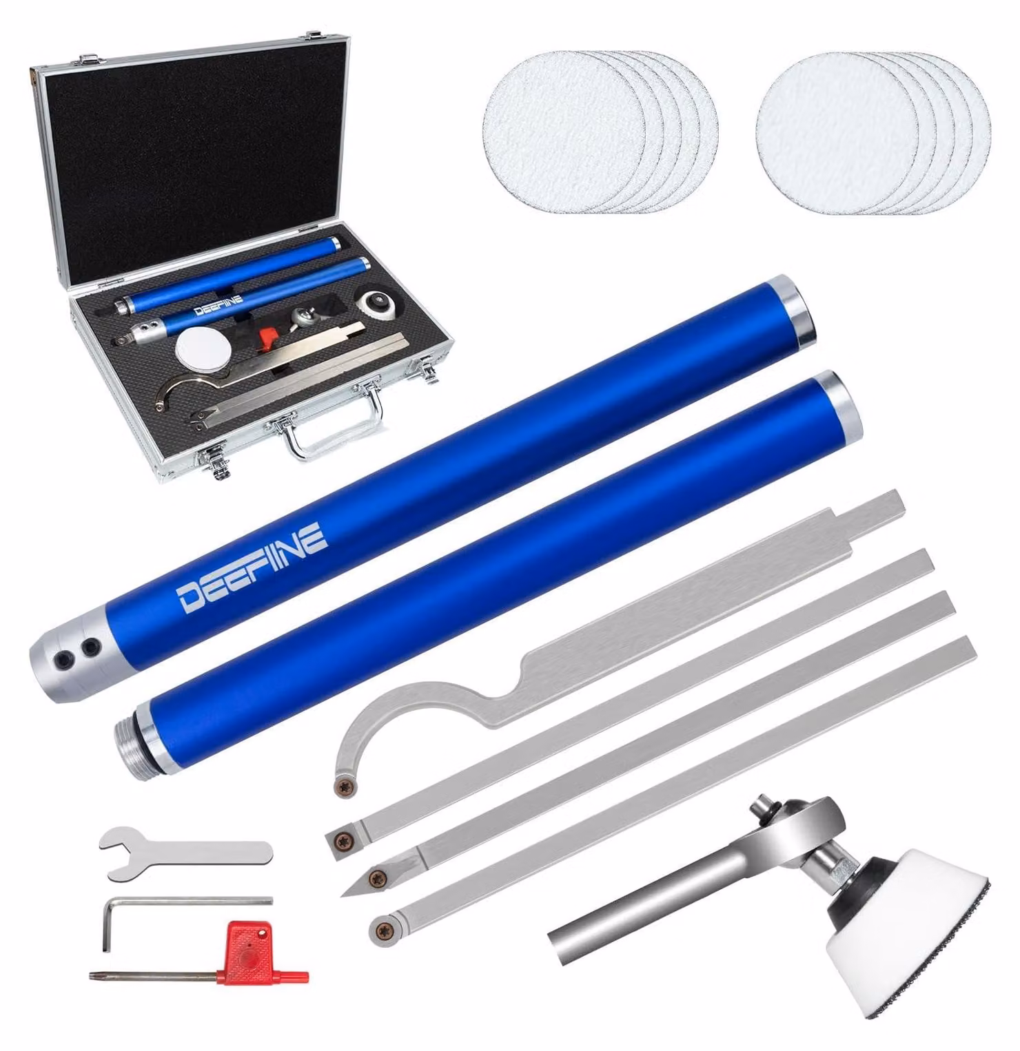 Solidchoice - Set di utensili per intaglio del legno, con punta in carburo e manico in alluminio
