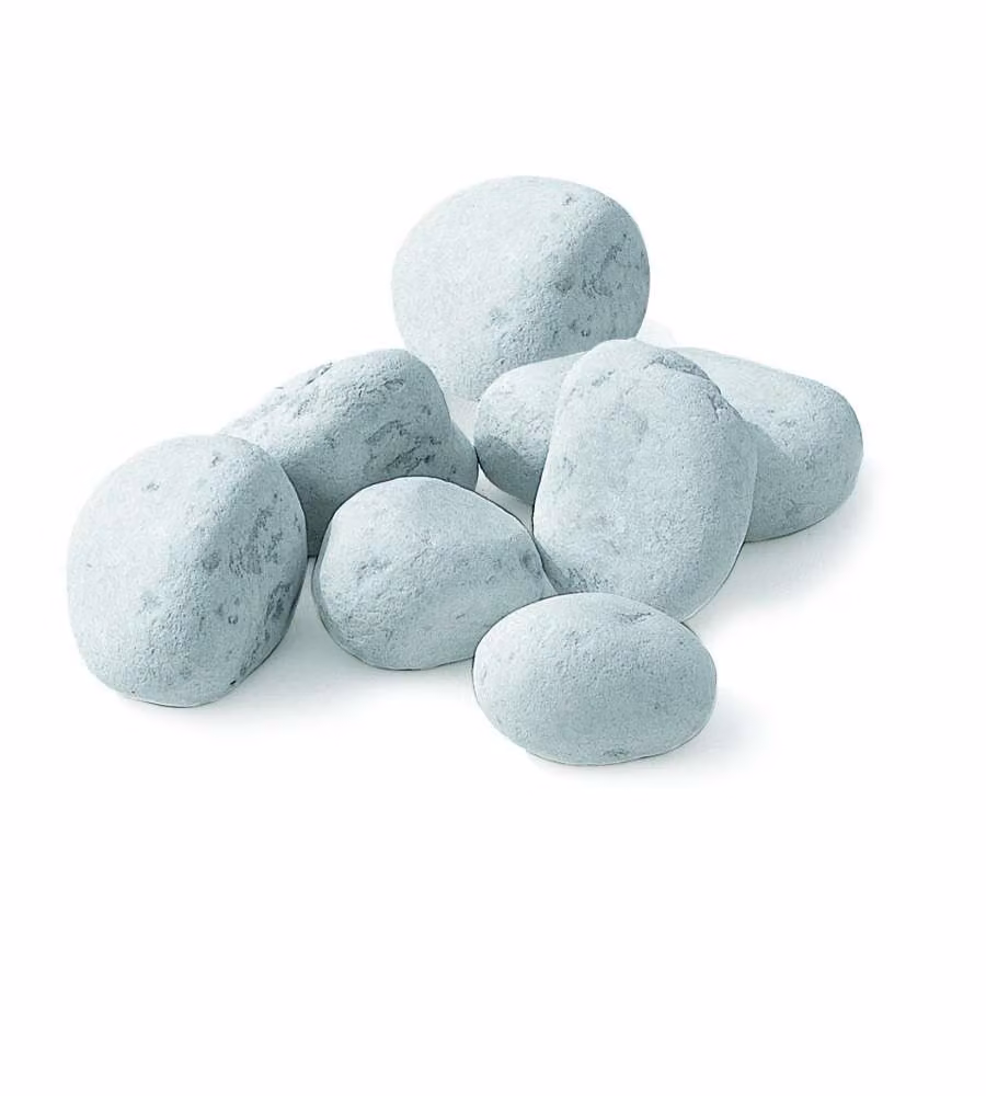 Ciottoli Bianchi di Marmo Carrara per Giardinaggio - 20 kg