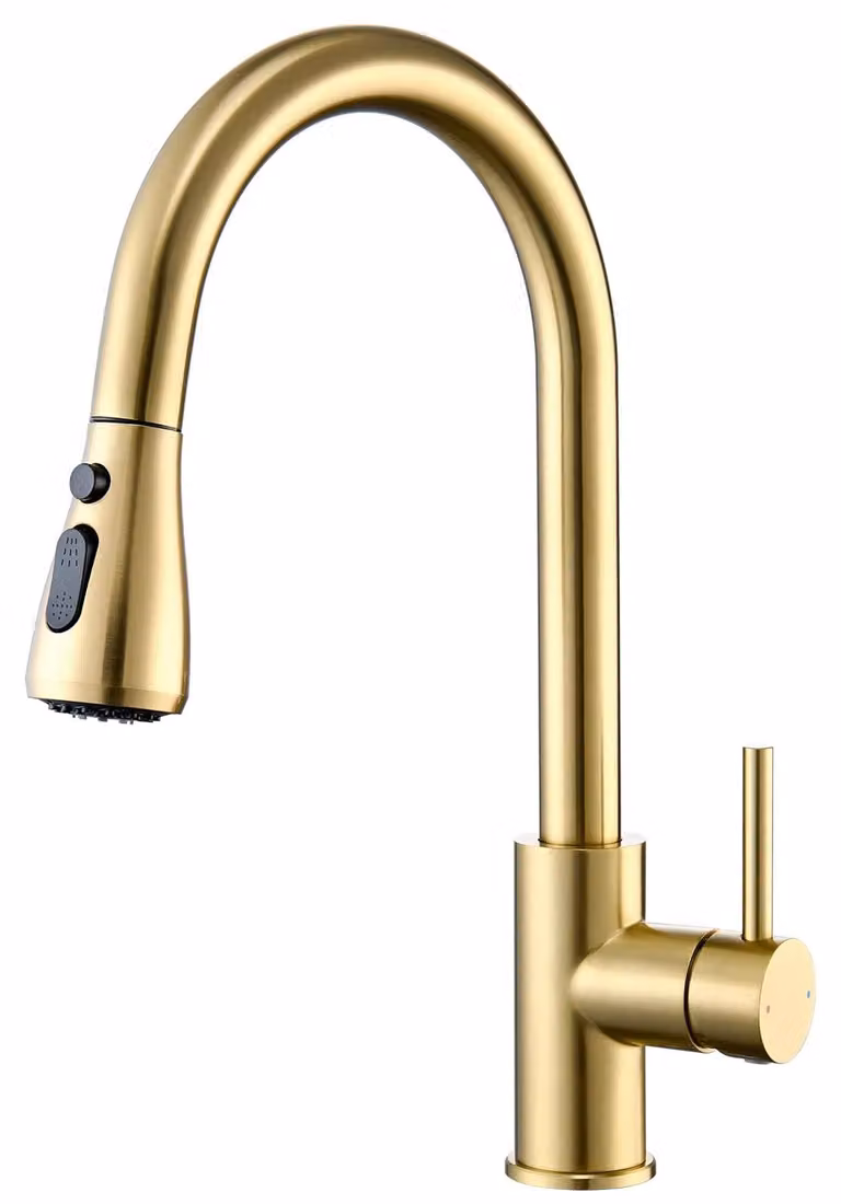 Solidchoice - Rubinetto da cucina con soffione estraibile ad alta pressione, colore antracite