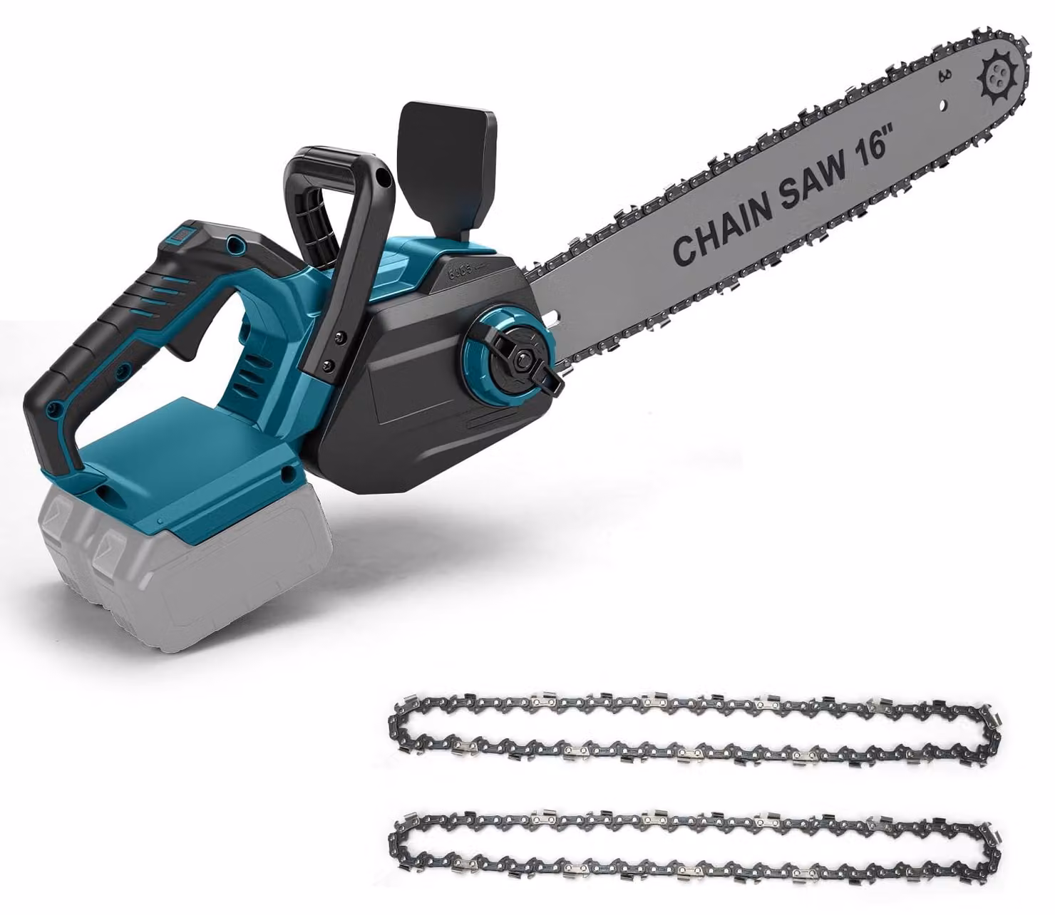 Troncatrice a catena da 16 pollici con barra da 40 cm, motore brushless da 1600W e sistema di tensione della catena senza utensili