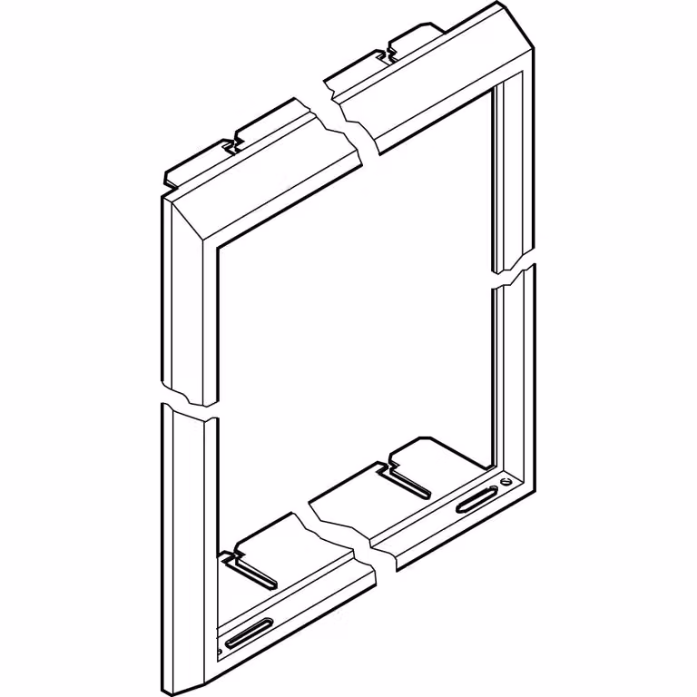 Cornice ABN per S27 RAL 9016 GBR27