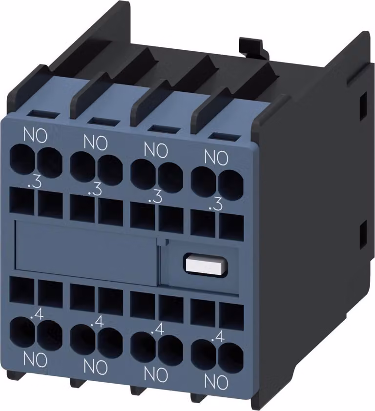 Blocco interruttori ausiliari Siemens 4 contatti NA (NO) (3RH2911-2FA40)