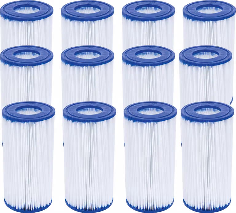 Cartuccia filtrante Flowclear™ formato III 10,6 x 20,3 cm, set economico da 12 pezzi