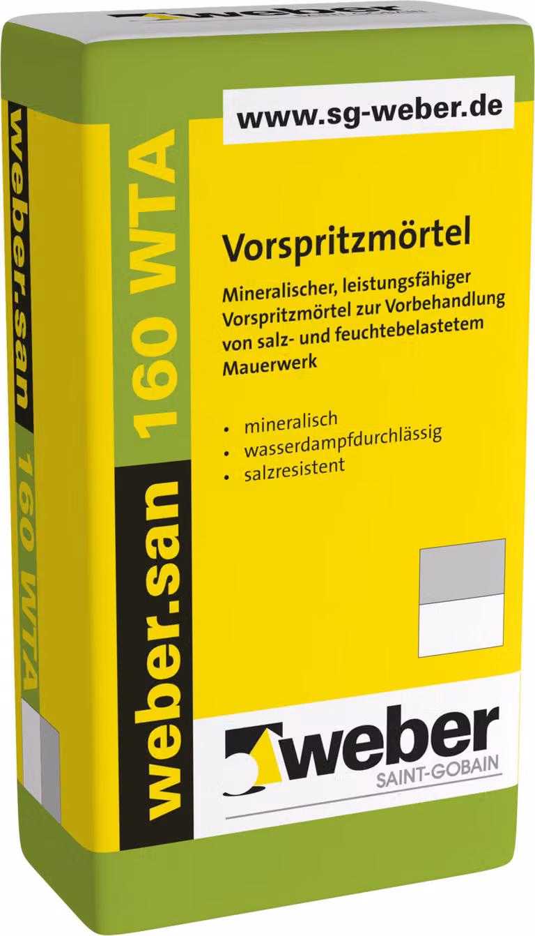 weber.san 160 WTA Vorspritzmörtel naturgrau 30kg