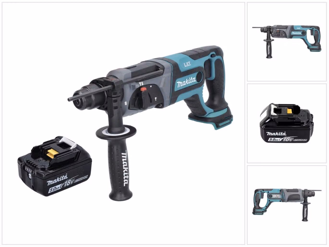 Makita DHR 241 T1 Tassellatore a batteria 18V 2,0J + 1x Batteria 5,0 Ah - senza caricatore, senza valigetta