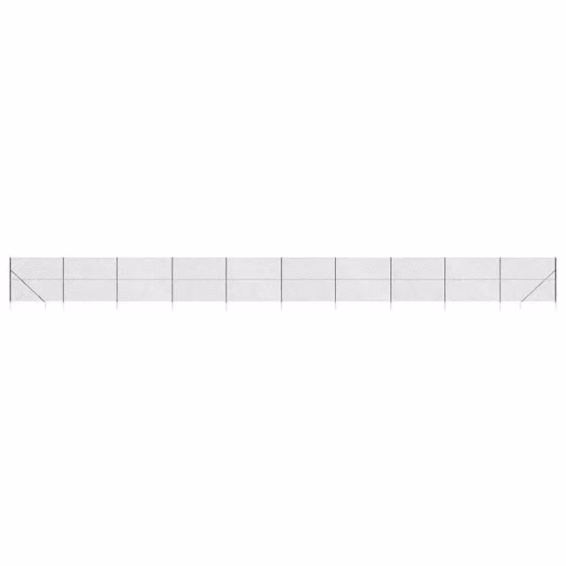 Recinzione da Giardino | Recinzione a Rete con Picchetti Ancoraggio Antracite 2x25 m