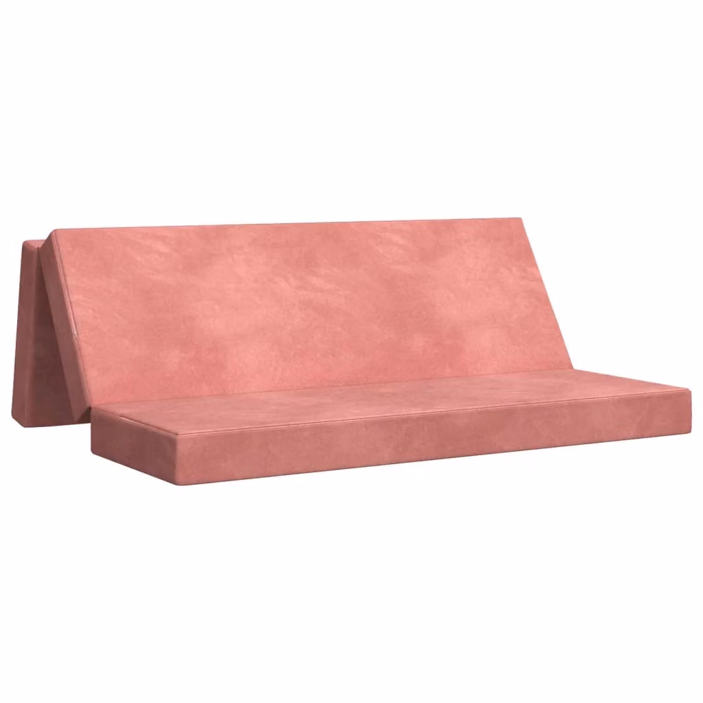 Divano Letto Pieghevole Moderno vidaXL Rosa L: 200 cm, P: 67 cm, H: 45 cm – 2