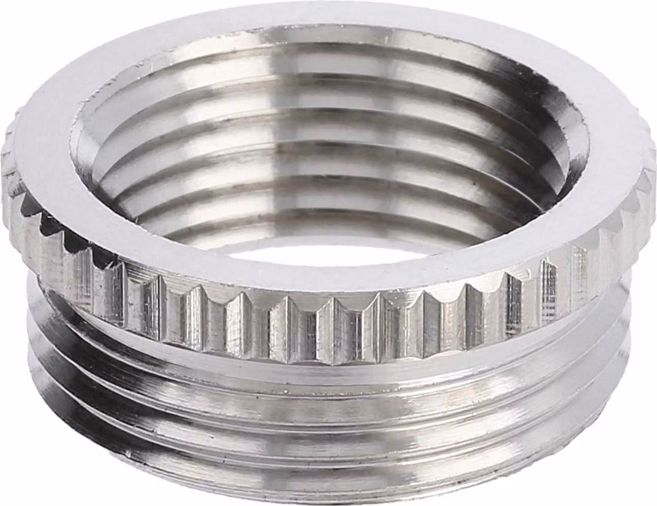 WISKA Riduttore PG/PG da PG16x1,41 a PG11x1,41 MRR-16/11 tondo ottone (CuZn) nichelato filettatura di collegamento 6,5 mm - 1