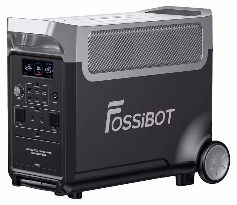 Centralina portatile - F3600 Pro - Batteria LiFePO4 da 3840 Wh - Uscita AC da 3600 W - Espandibile fino a 11520 Wh - Gruppo di continuità (UPS) - Controllo tramite app - 13 uscite