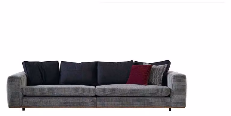 Viersitzer Sofa 4 Sitzer Couch Stoff Stoffsofa Polstersofa Modern