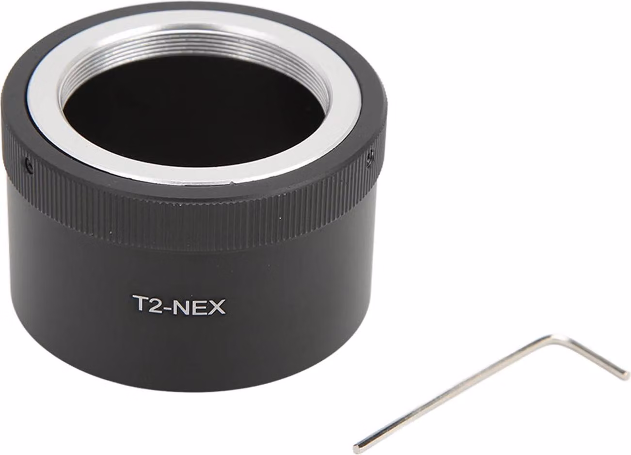 Anello adattatore per obiettivo a specchio telescopico T2-NEX per il montaggio di T2 su fotocamera Sony E