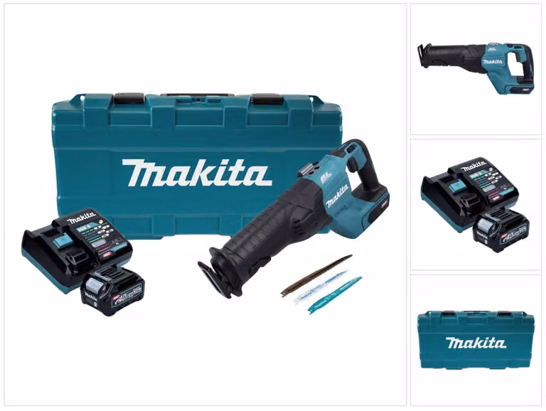 Makita JR 001 GD101 Sega circolare a batteria 40 V max. senza spazzole XGT + 1x batteria 2,5 Ah + caricabatteria + custodia