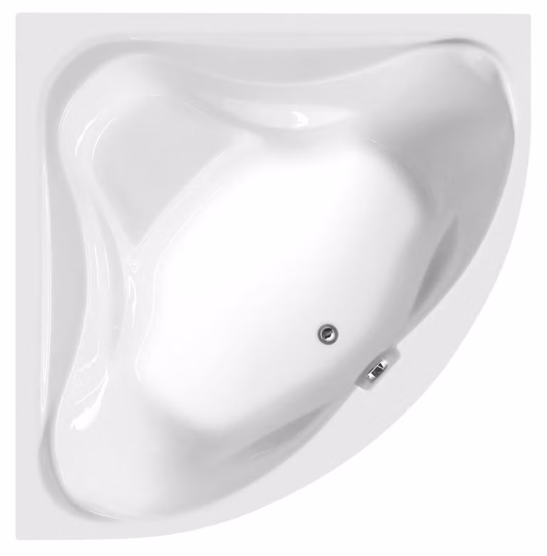 Vasca da bagno angolare DUNJA 140 x 140 x 48 cm, bianco