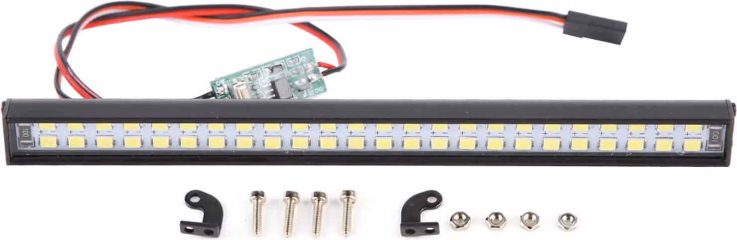 48 pezzi perle di lampada RC auto tetto strisciante universale LED striscia di luce parte accessori