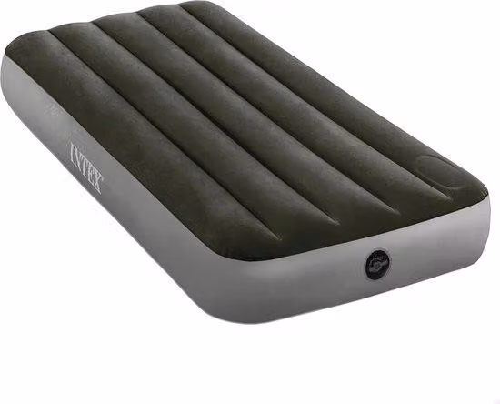 Letto gonfiabile singolo Famanu con pompa integrata - compatto