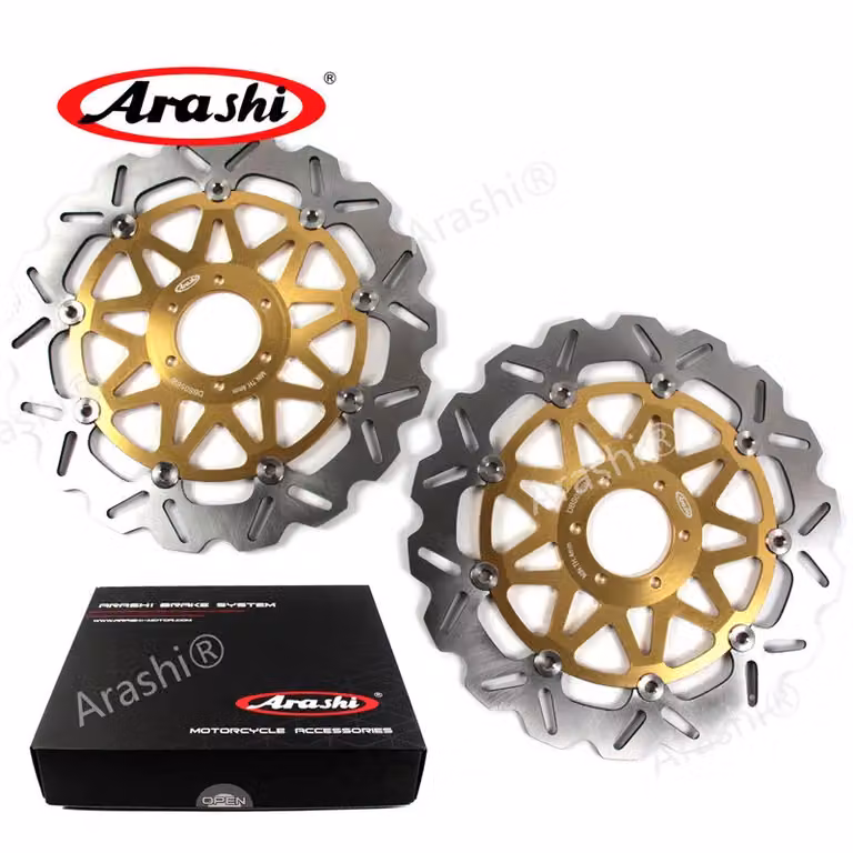 Dischi freno per APRILIA MANA GT850, design flottante CNC, struttura leggera, 2 pezzi oro