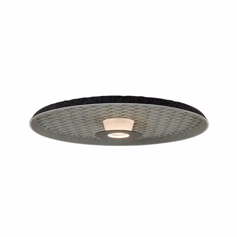 Zambelis Plafoniera soffitto 25177, Alluminio / Grigio / Zincato, Soggiorno / Sala da pranzo, Metallo, Moderno, Plafoniera