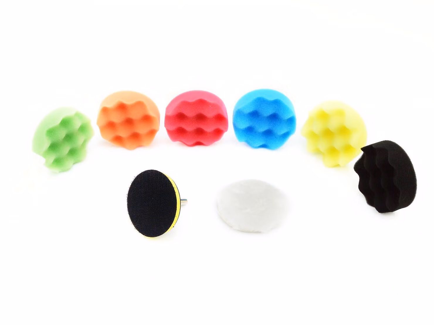 GEKO Mole per lucidare, 80 mm, set di 9 G00882