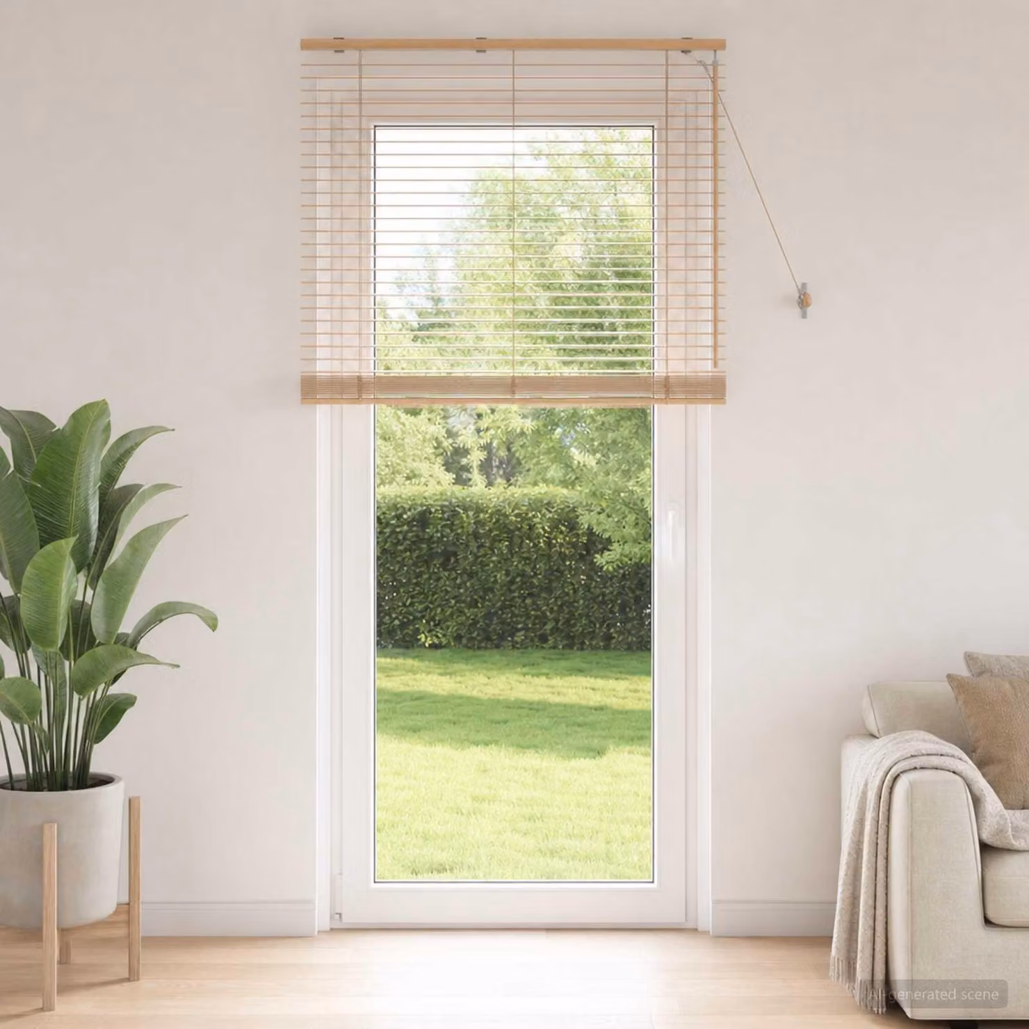 Persiane veneziane per finestre, finitura effetto legno, 110 x 250 cm, larghezza lamelle 35 mm