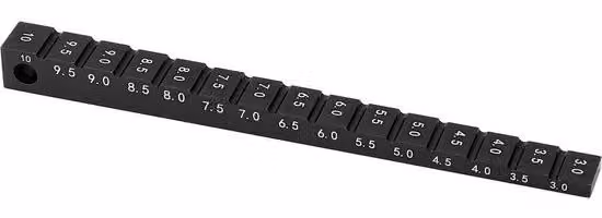 Altimetro portatile in lega di alluminio - Regolabile da 3 a 10 mm - Leggero - Misurazione precisa - Design resistente - Altimetro