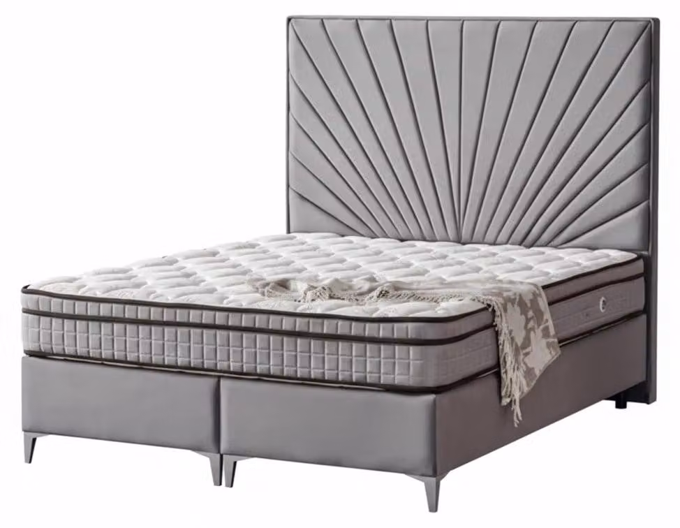Letto moderno con design confortevole e finiture di alta qualità