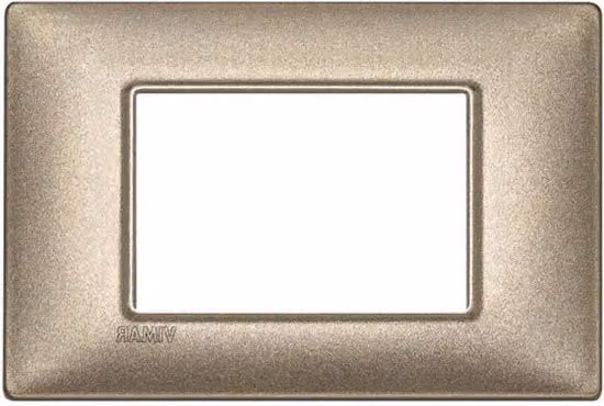 Foglio di Copertura a 3 Moduli Plana in Metallo Colore Bronzo