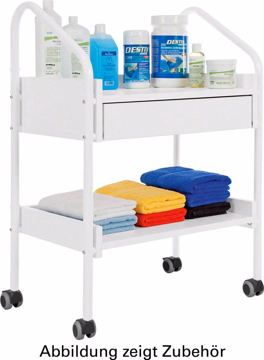 Carrello multiuso con 4 ruote, carrello, tavolo per strumenti, carrello per attrezzature, terapia