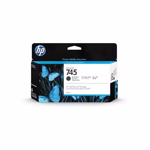 HP 745 Nero Opaco, Cartuccia Inchiostro Originale