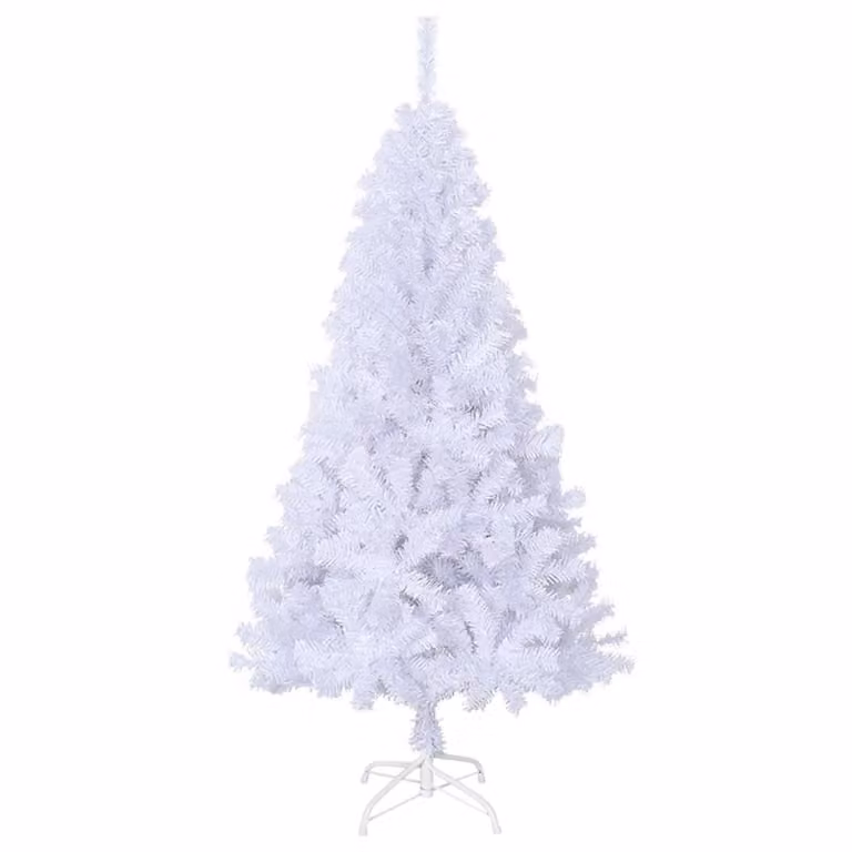 Maison Exclusive - Albero di Natale artificiale con rami spessi, bianco, 120 cm, PVC