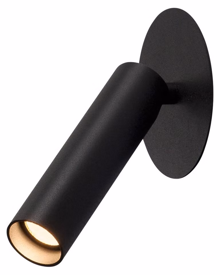 Karpo 30 faretto da incasso rosone piatto nero LED bianco caldo