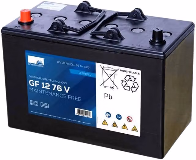 Batteria SONNENSCHEIN GF12076V 12V 87.9Ah colore nero