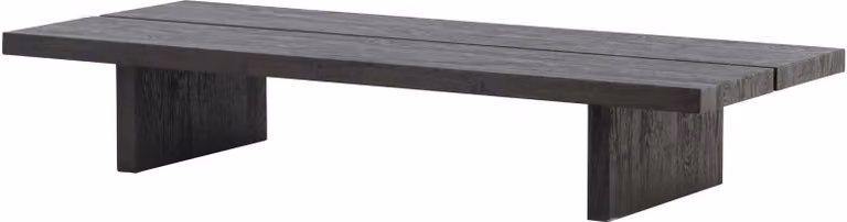 FURNLUX Tavolino Lancester Nero 60cm / Hauptfarbe: Schwarz / Dimensioni: 60 x 140 x 25 cm