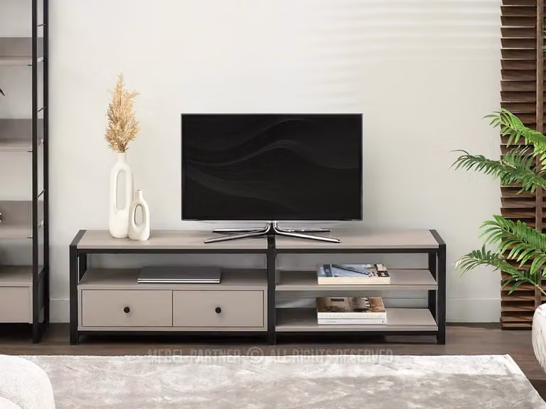 Mobile TV ROMER - beige / nero
