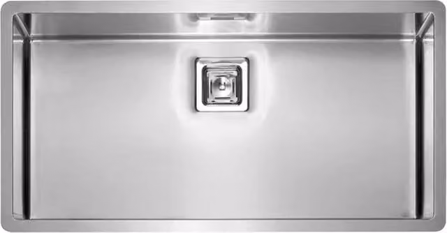 Lavello PYPER 85X45X25 1 vasca ACCIAIO INOX SOTTOTOP 01530A.X0.01.2063
