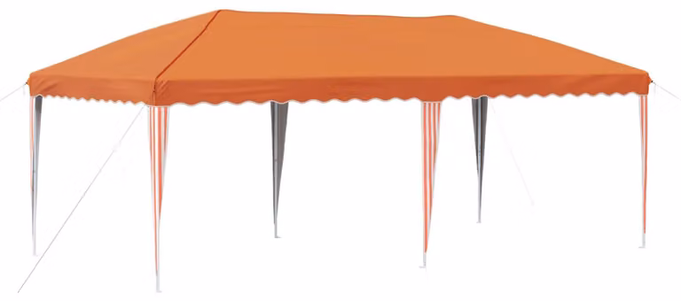 Tenda per feste a pop-up 575 x 290 x 245 cm Arancione