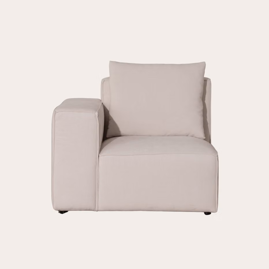 Modulo laterale sinistro Trevi Banak personalizzabile beige a righe per soggiorno – 2