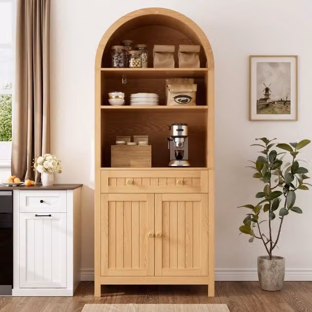 Cassettiera Consolle ¨C Minimal ¨C Legno MDF Bianco 60x40x180 per Soggiorno Cucina