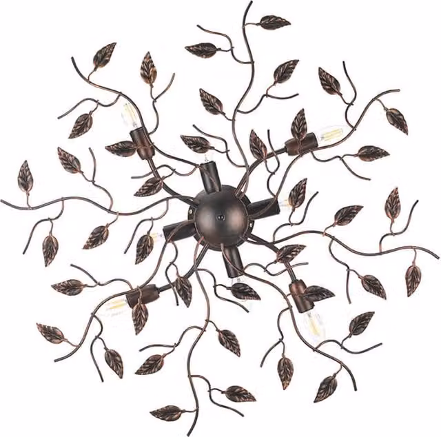Plafoniera 8 luci Cernecchio