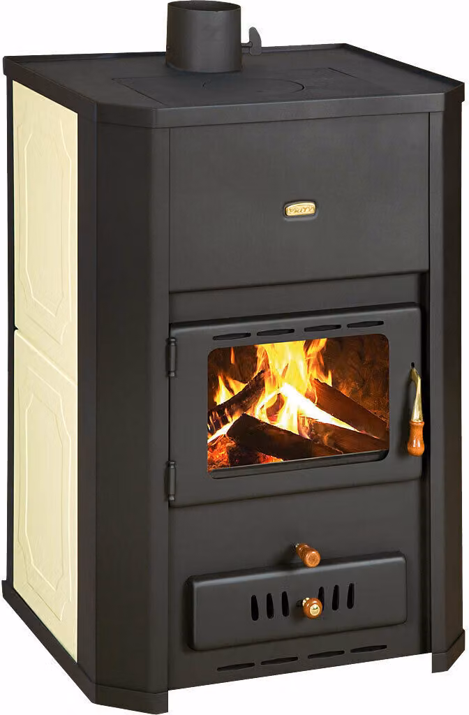 Stufa a legna, stufa a legna ad acqua Prity, modello WD W24, potenza 24,3kW
