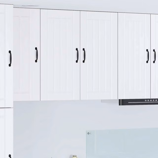 Armadio da cucina pensile moderno vidaXL bianco con ante scorrevoli L/P/H: 80 x 31 x 80 cm